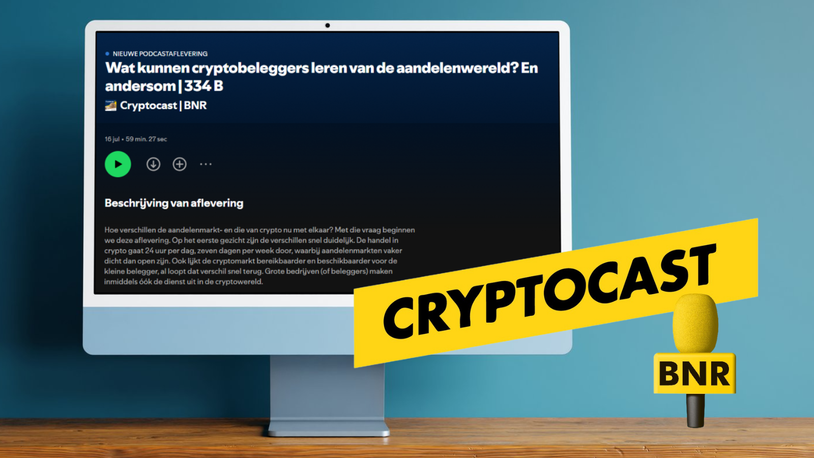 "Wat kunnen cryptobeleggers leren van de aandelenwereld?" - BNR Cryptocast