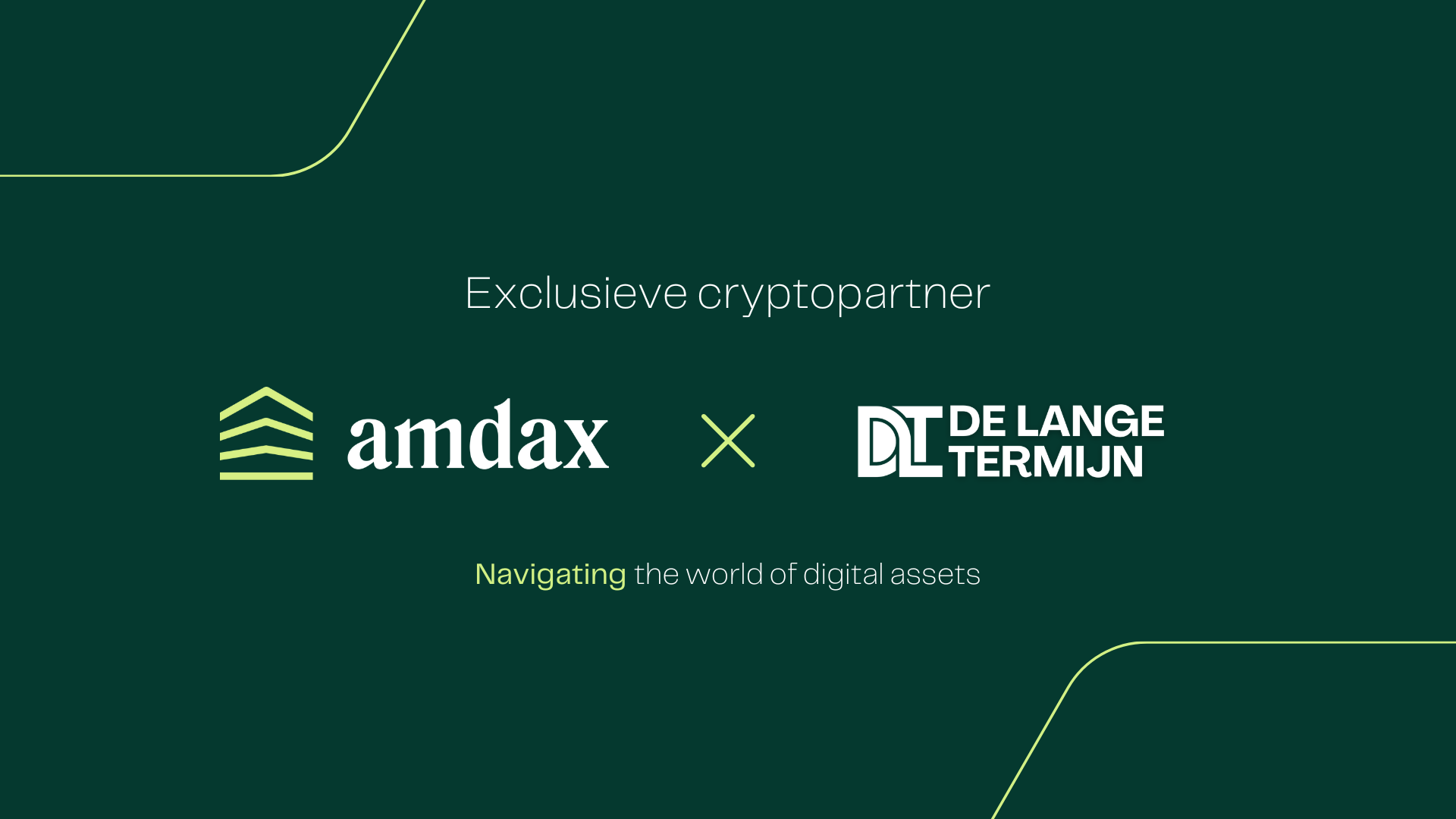 Amdax, de exclusieve cryptopartner van De Lange Termijn