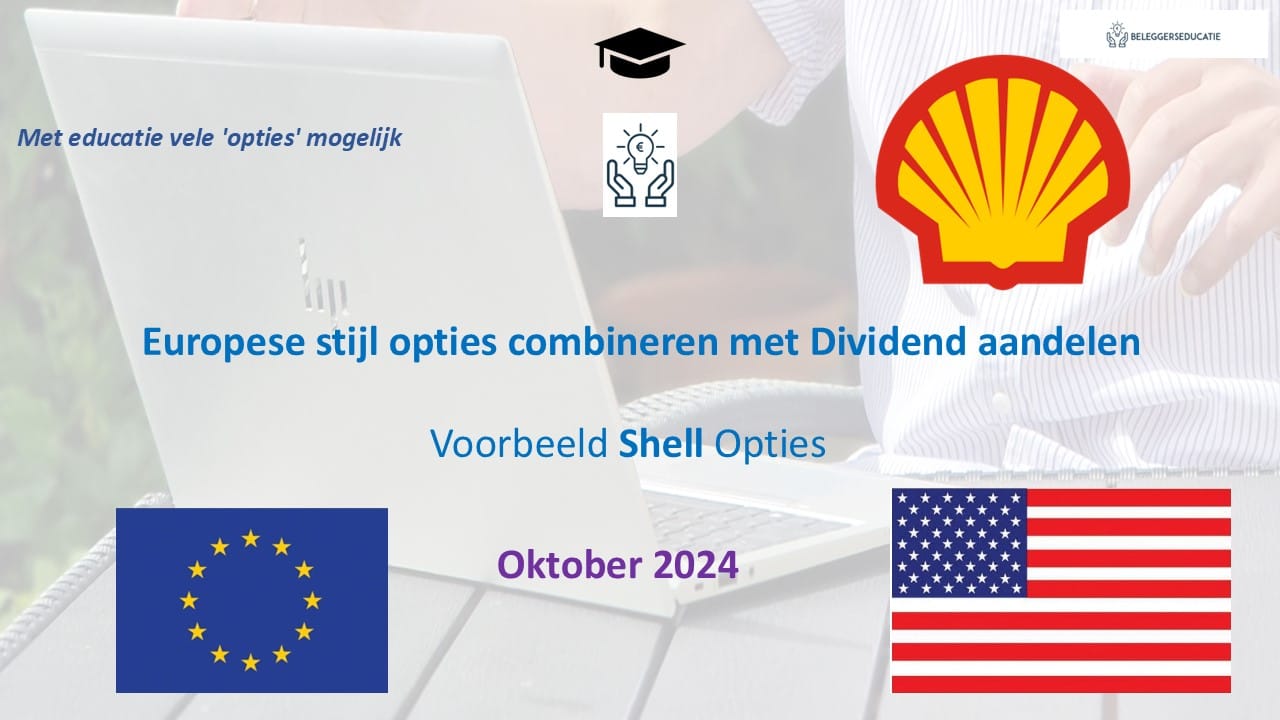 Europese stijl opties combineren met dividend aandelen